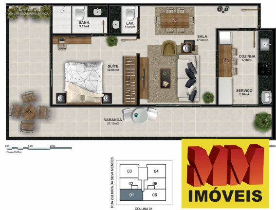 Imagem Apartamento com 1 Quarto à Venda, 60 m² em Braga - Cabo Frio Imagem Apartamento com 1 Quarto à Venda, 60 m² em Braga - Cabo Frio