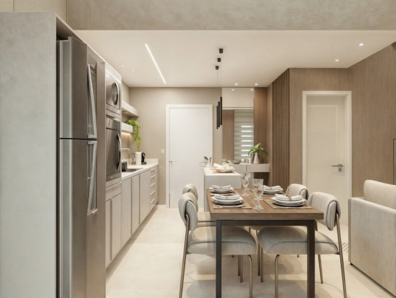 Imagem Imóvel com 1 Quarto à Venda, 19 m² em Mercês - Curitiba