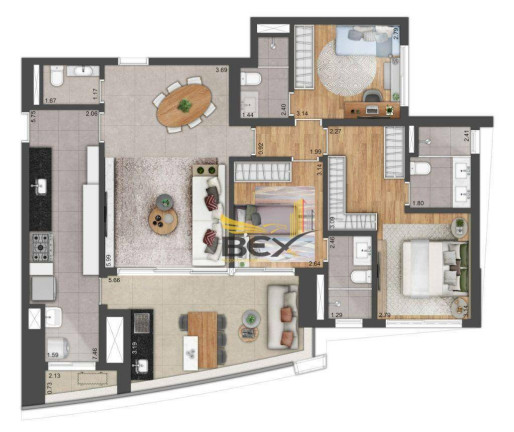 Imagem Apartamento com 3 Quartos à Venda, 123 m² em Alphaville Empresarial - Barueri Imagem Apartamento com 3 Quartos à Venda, 123 m² em Alphaville Empresarial - Barueri