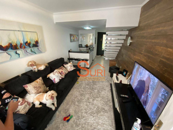 Imagem Sobrado com 3 Quartos à Venda, 130 m² em Vila Linda - Santo André