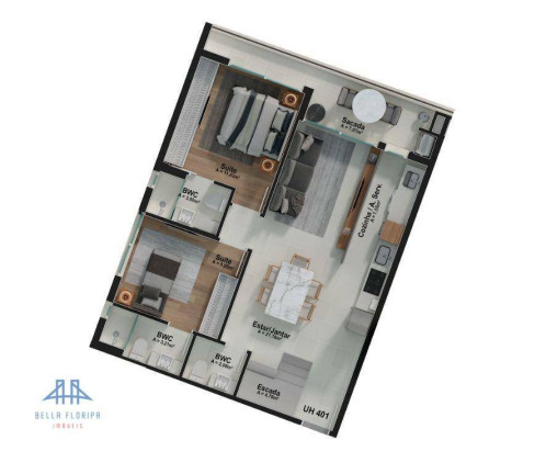Imagem Imóvel com 3 Quartos à Venda, 126 m² em João Paulo - Florianópolis Imagem Imóvel com 3 Quartos à Venda, 126 m² em João Paulo - Florianópolis