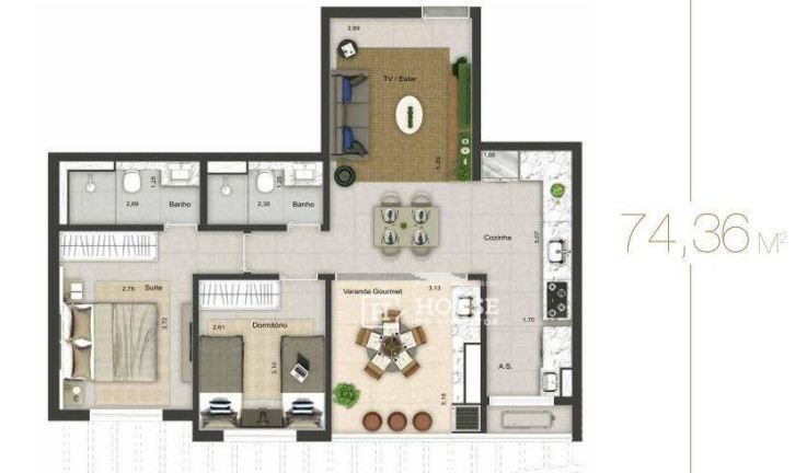 Imagem Apartamento com 2 Quartos à Venda, 80 m² em Jardim Olhos D´água - Ribeirão Preto Imagem Apartamento com 2 Quartos à Venda, 80 m² em Jardim Olhos D´água - Ribeirão Preto