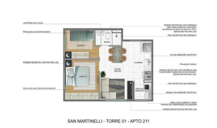 Imagem Imóvel com 2 Quartos à Venda, 35 m² em Aricanduva - São Paulo Imagem Imóvel com 2 Quartos à Venda, 35 m² em Aricanduva - São Paulo