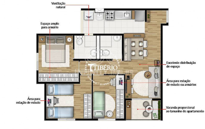 Imagem Apartamento com 3 Quartos à Venda, 61 m² em Vila Carrão - São Paulo Imagem Apartamento com 3 Quartos à Venda, 61 m² em Vila Carrão - São Paulo