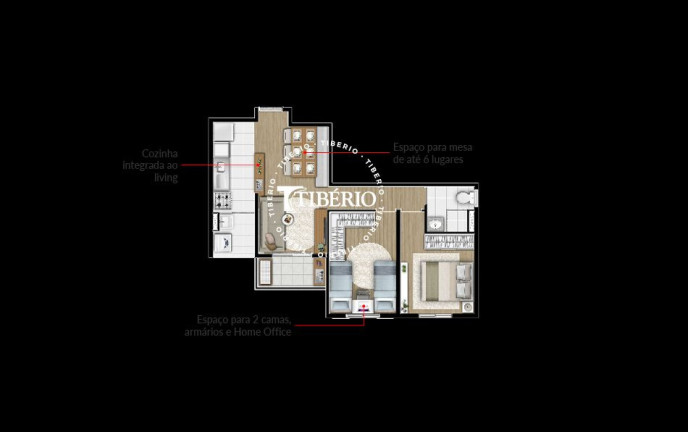 Imagem Apartamento com 2 Quartos à Venda, 50 m² em Conceição - São Paulo Imagem Apartamento com 2 Quartos à Venda, 50 m² em Conceição - São Paulo
