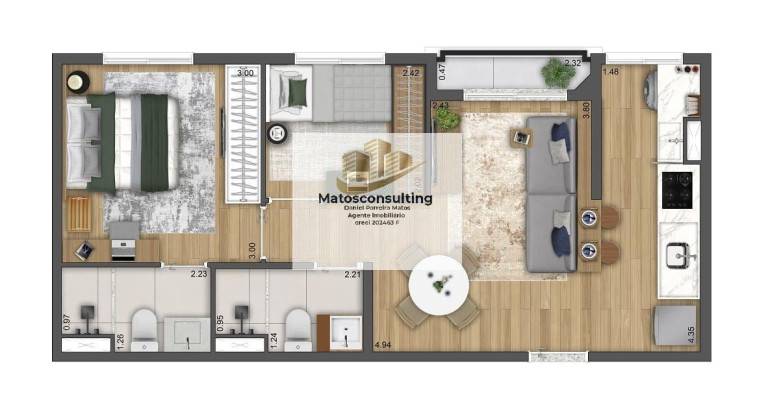 Imagem Imóvel com 2 Quartos à Venda, 45 m² em Vila Lídia - Campinas Imagem Imóvel com 2 Quartos à Venda, 45 m² em Vila Lídia - Campinas