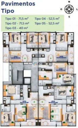 Imagem Apartamento com 2 Quartos à Venda, 52 m² em Bessa - João Pessoa