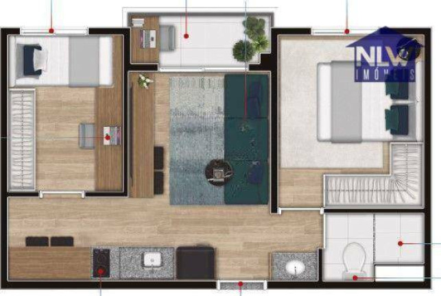 Apartamento com 2 Quartos à Venda, 36 m² em Vila Mariana - São Paulo