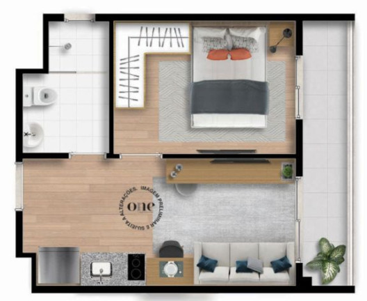 Imagem Studio com 1 Quarto à Venda, 26 m² em Santo Amaro - São Paulo Imagem Studio com 1 Quarto à Venda, 26 m² em Santo Amaro - São Paulo