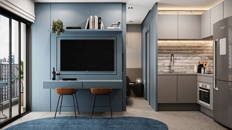 Imagem Imóvel com 1 Quarto à Venda, 22 m² em água Verde - Curitiba