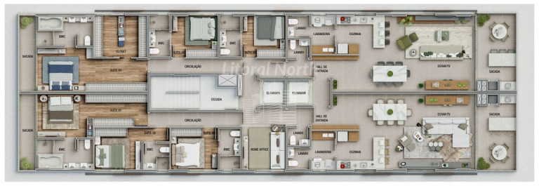 Imagem Apartamento com 3 Quartos à Venda, 172 m² em Praia Brava - Itajaí