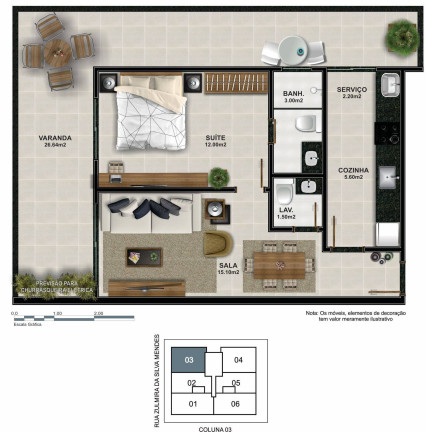 Imagem Apartamento com 1 Quarto à Venda, 60 m² em Braga - Cabo Frio Imagem Apartamento com 1 Quarto à Venda, 60 m² em Braga - Cabo Frio