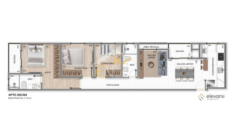 Imagem Apartamento com 3 Quartos à Venda, 71 m² em Centro - Pinhais Imagem Apartamento com 3 Quartos à Venda, 71 m² em Centro - Pinhais