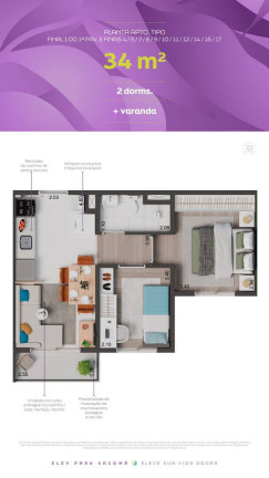 Imagem Apartamento com 2 Quartos à Venda, 34 m² em Vila Dom Pedro I - São Paulo