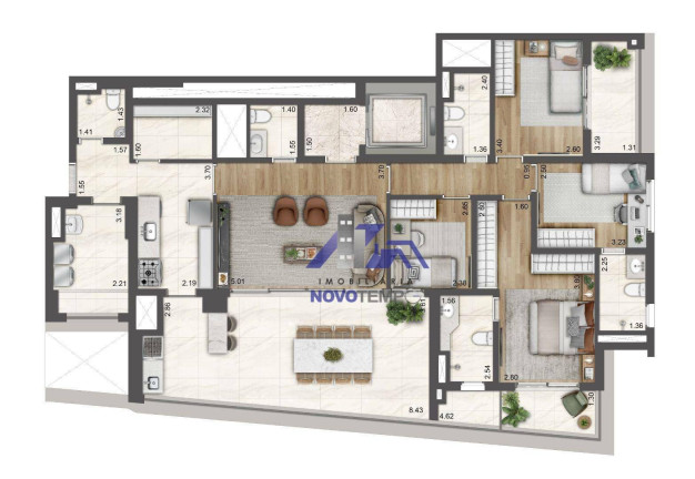 Imagem Apartamento com 4 Quartos à Venda, 162 m² em Brooklin - São Paulo Imagem Apartamento com 4 Quartos à Venda, 162 m² em Brooklin - São Paulo