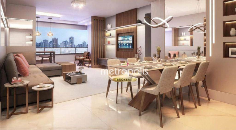 Imagem Apartamento com 3 Quartos à Venda, 135 m² em Vila Assunção - Santo André Imagem Apartamento com 3 Quartos à Venda, 135 m² em Vila Assunção - Santo André