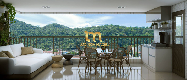 Apartamento com 3 Quartos à Venda, 127 m² em Canto Do Forte - Praia Grande
