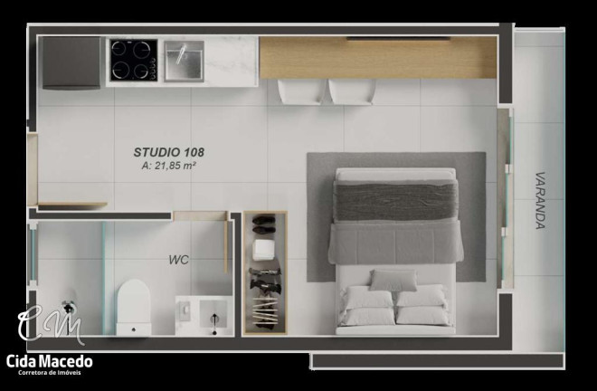Imagem Apartamento com 1 Quarto à Venda, 36 m² em Aeroclube - João Pessoa Imagem Apartamento com 1 Quarto à Venda, 36 m² em Aeroclube - João Pessoa