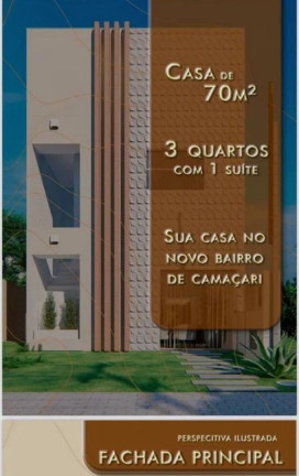 Imagem Casa com 3 Quartos à Venda, 70 m² em Centro - Camaçari Imagem Casa com 3 Quartos à Venda, 70 m² em Centro - Camaçari