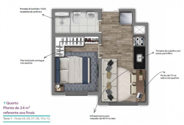 Imagem Apartamento com 2 Quartos à Venda, 35 m² em Jardim Prudência - São Paulo Imagem Apartamento com 2 Quartos à Venda, 35 m² em Jardim Prudência - São Paulo