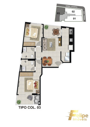Imagem Imóvel com 2 Quartos à Venda, 67 m² em Praia Do Morro - Guarapari