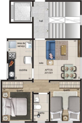 Imagem Cobertura com 2 Quartos à Venda, 42 m² em Santa Terezinha - Belo Horizonte Imagem Cobertura com 2 Quartos à Venda, 42 m² em Santa Terezinha - Belo Horizonte