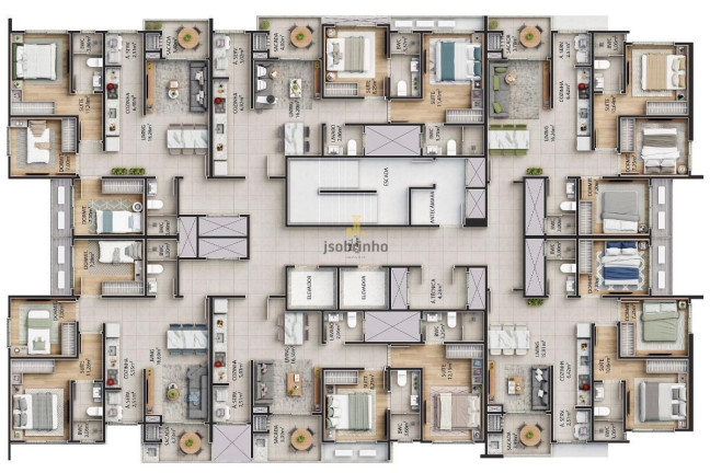 Apartamento com 3 Quartos à Venda, 68 m² em Morretes - Itapema