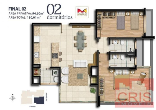 Imagem Apartamento com 2 Quartos à Venda, 94 m² em Humaitá - Bento Gonçalves Imagem Apartamento com 2 Quartos à Venda, 94 m² em Humaitá - Bento Gonçalves