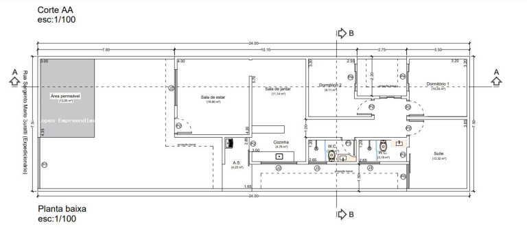Casa com 3 Quartos à Venda, 96 m² em Parque Imperial - Salto