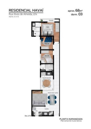 Imagem Apartamento com 3 Quartos à Venda, 68 m² em Chácara Belenzinho - São Paulo