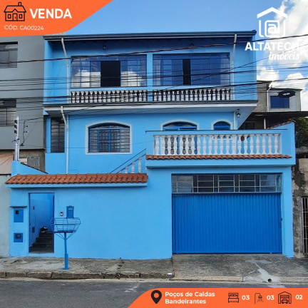 Casa com 2 Quartos à Venda, 232 m² em Jardim Bandeirantes - Poços De Caldas