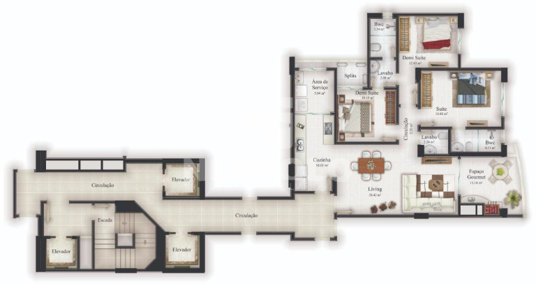 Imagem Apartamento à Venda, 90 m² em Fazenda - Itajai