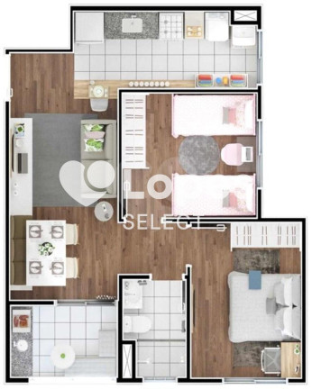 Imagem Apartamento com 2 Quartos à Venda, 49 m² em Parque Das Colinas - Valinhos Imagem Apartamento com 2 Quartos à Venda, 49 m² em Parque Das Colinas - Valinhos