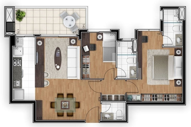 Imagem Cobertura com 3 Quartos à Venda, 130 m² em Ahú - Curitiba Imagem Cobertura com 3 Quartos à Venda, 130 m² em Ahú - Curitiba
