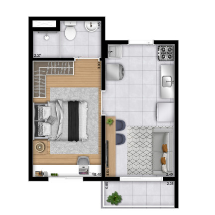 Imagem Imóvel com 1 Quarto à Venda, 27 m² em Cupecê - São Paulo Imagem Imóvel com 1 Quarto à Venda, 27 m² em Cupecê - São Paulo