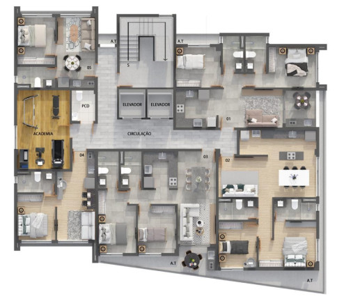 Imagem Apartamento com 1 Quarto à Venda, 30 m² em Manaíra - João Pessoa Imagem Apartamento com 1 Quarto à Venda, 30 m² em Manaíra - João Pessoa