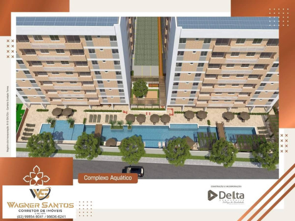 Imagem Apartamento com 2 Quartos à Venda, 57 m² em Jardim Cidade Universitária - João Pessoa