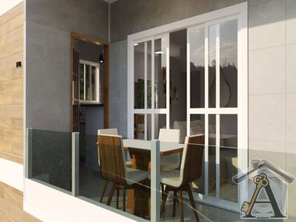 Imagem Casa com 2 Quartos à Venda, 115 m² em Marapé - Santos Imagem Casa com 2 Quartos à Venda, 115 m² em Marapé - Santos