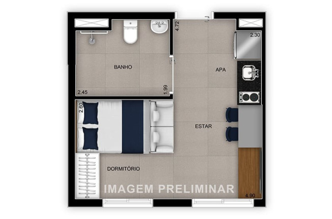 Imagem Imóvel com 2 Quartos à Venda, 38 m² em Mooca - São Paulo Imagem Imóvel com 2 Quartos à Venda, 38 m² em Mooca - São Paulo