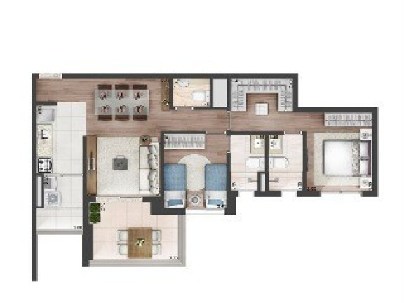 Imagem Apartamento com 2 Quartos à Venda, 79 m² em Chácara Santo Antonio - São Paulo Imagem Apartamento com 2 Quartos à Venda, 79 m² em Chácara Santo Antonio - São Paulo