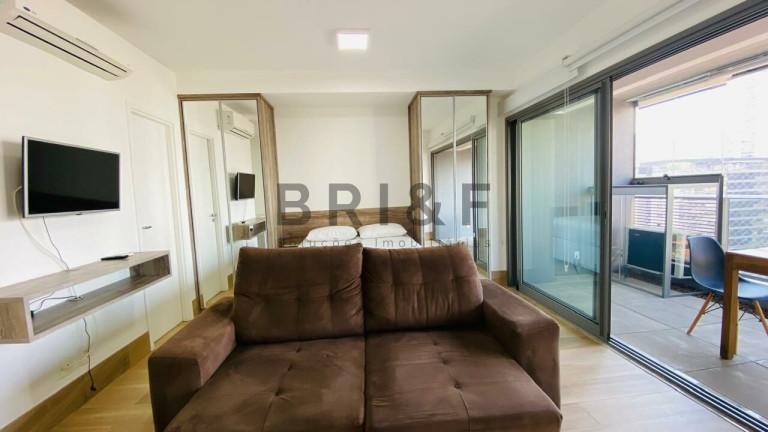 Imagem Apartamento com 1 Quarto para Alugar, 41 m² em Brooklin - São Paulo Imagem Apartamento com 1 Quarto para Alugar, 41 m² em Brooklin - São Paulo