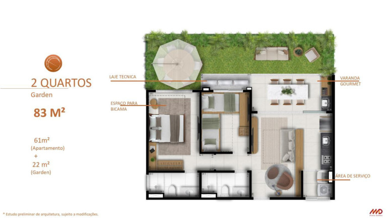 Imagem Apartamento com 1 Quarto à Venda, 30 m² em Cumbuco - Caucaia Imagem Apartamento com 1 Quarto à Venda, 30 m² em Cumbuco - Caucaia