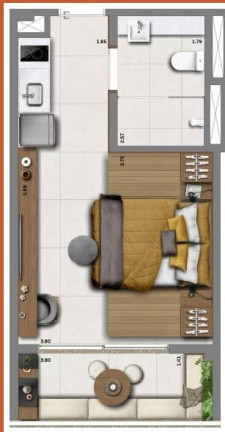 Imagem Imóvel com 1 Quarto à Venda, 28 m² em Butantã - São Paulo Imagem Imóvel com 1 Quarto à Venda, 28 m² em Butantã - São Paulo