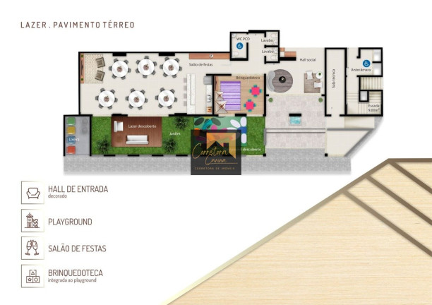 Imagem Apartamento com 3 Quartos à Venda, em Kobrasol - São José Imagem Apartamento com 3 Quartos à Venda, em Kobrasol - São José