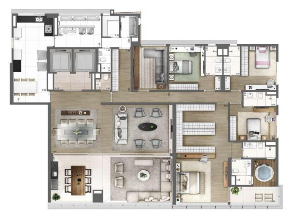 Imagem Apartamento com 4 Quartos à Venda, 343 m² em Itaim - São Paulo Imagem Apartamento com 4 Quartos à Venda, 343 m² em Itaim - São Paulo