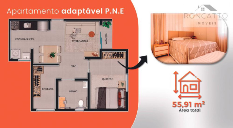 Imagem Apartamento com 2 Quartos à Venda, Imagem Apartamento com 2 Quartos à Venda,