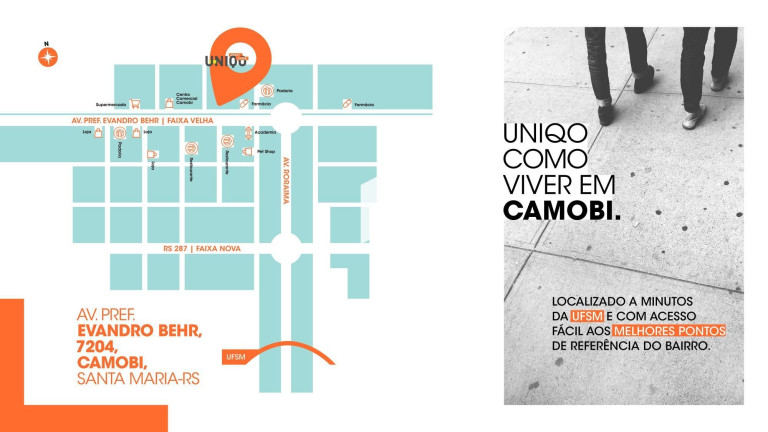 Imagem Apartamento com 1 Quarto à Venda, 40 m² em Camobi - Santa Maria Imagem Apartamento com 1 Quarto à Venda, 40 m² em Camobi - Santa Maria