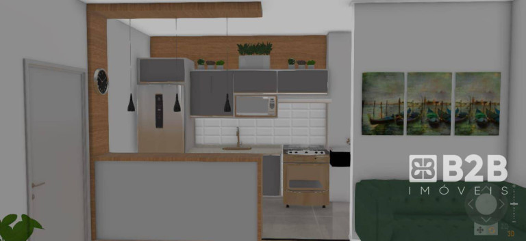 Apartamento com 2 Quartos à Venda, 46 m² em Rni Nações Unidas - Bauru