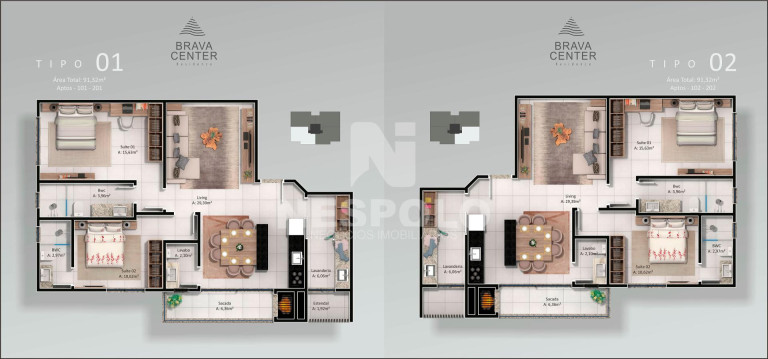 Imagem Apartamento à Venda, 92 m² em Praia Brava - Itajai