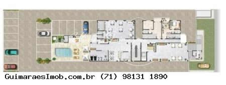 Imagem Apartamento com 1 Quarto à Venda, 46 m² em Aracuí - Lauro De Freitas Imagem Apartamento com 1 Quarto à Venda, 46 m² em Aracuí - Lauro De Freitas